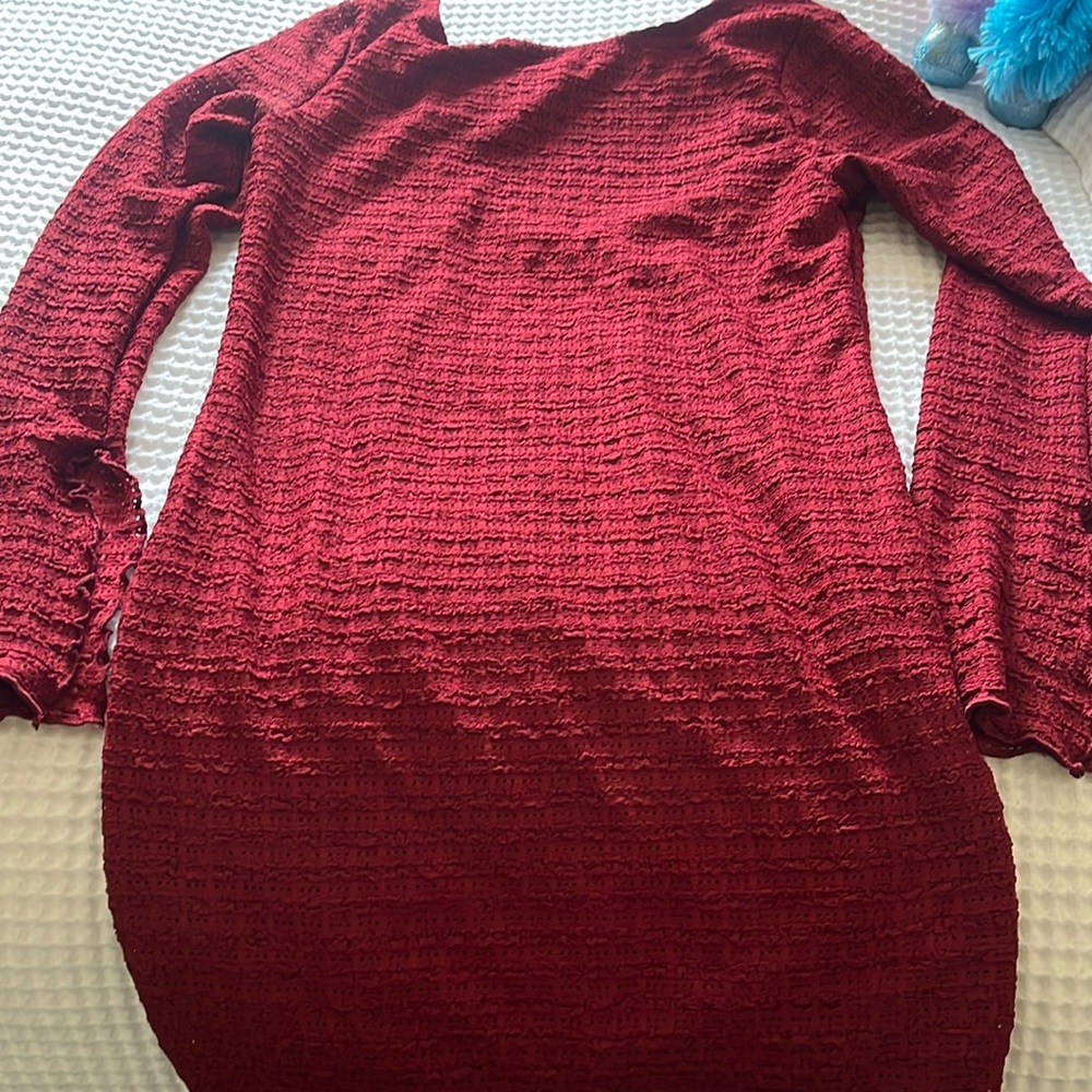 Maroon dress